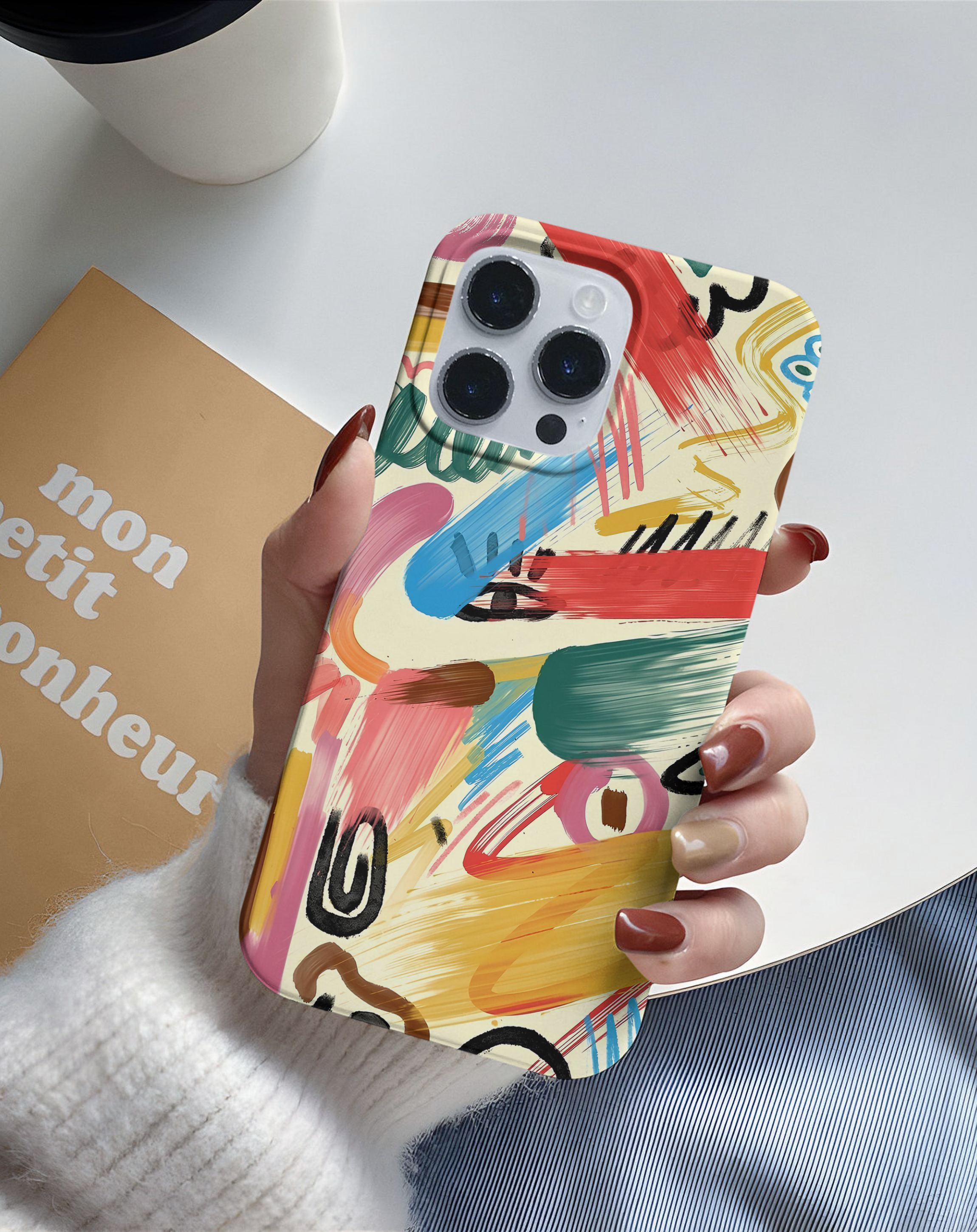 Colorful Abstract Premium Telefon Kılıfı