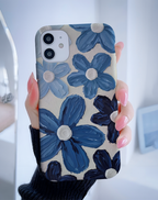 Blue Daisy Art Premium Telefon Kılıfı