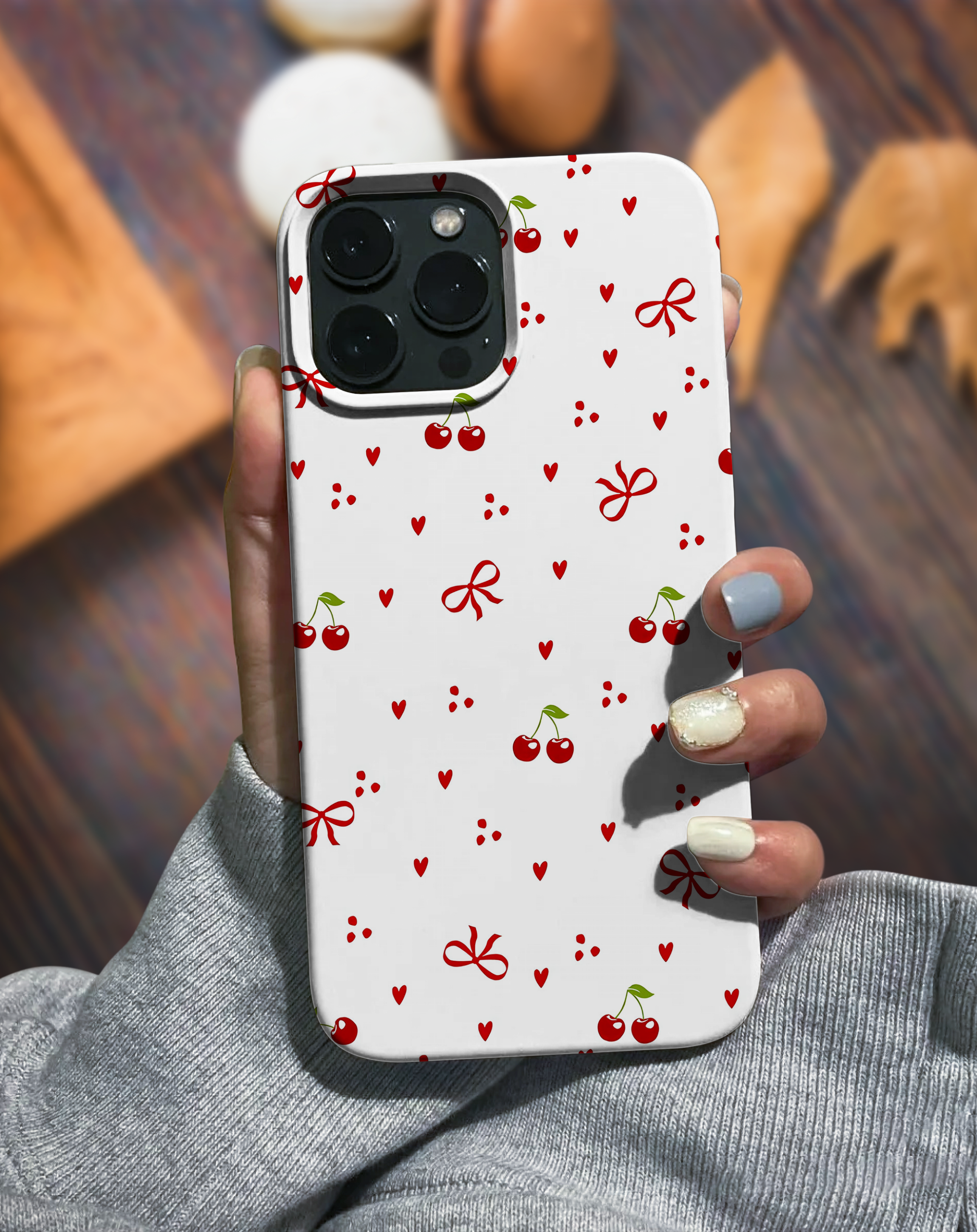 Cherry Bow Premium Telefon Kılıfı