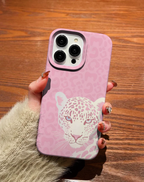 Pink Leopard Premium Telefon Kılıfı
