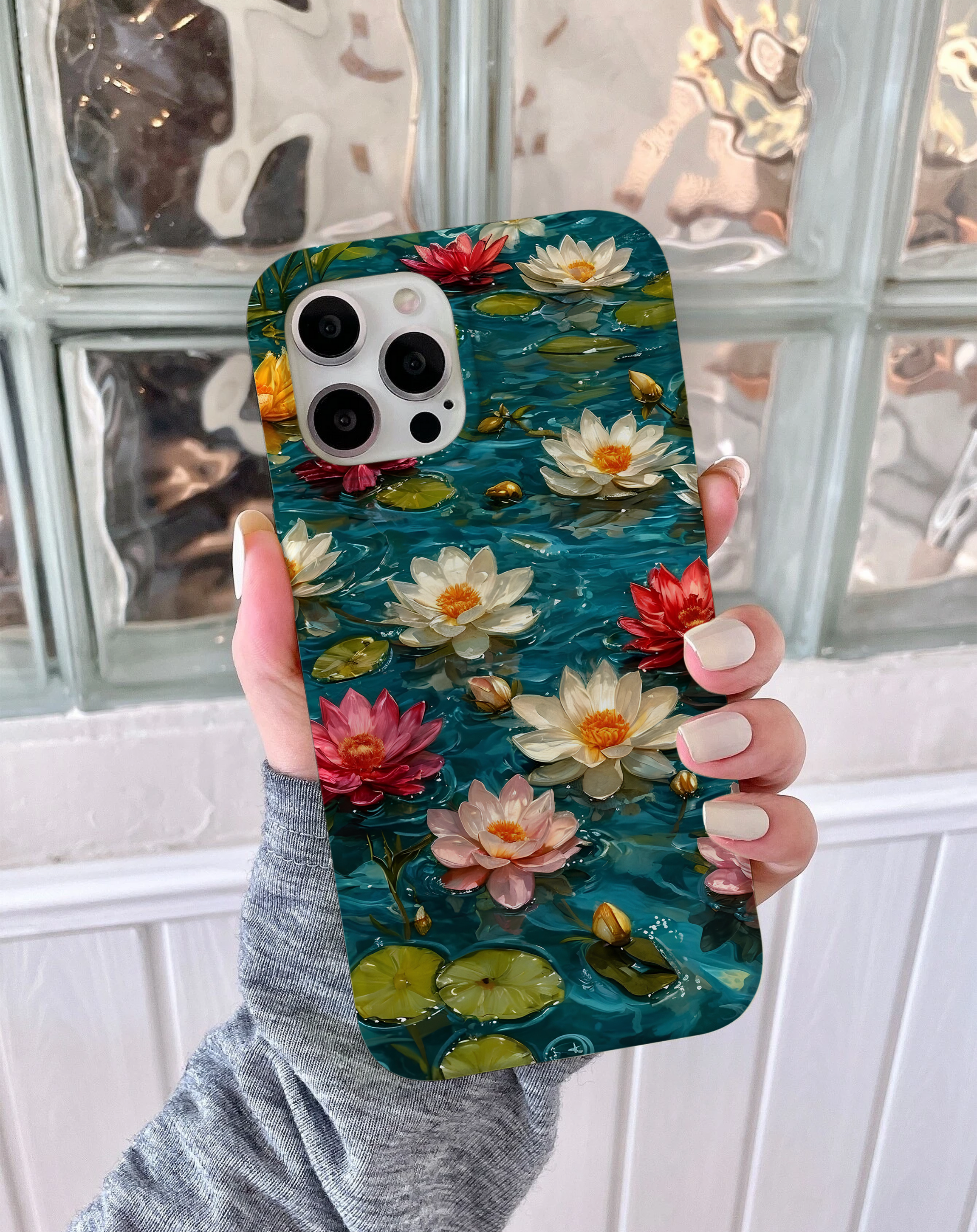 Water Lotus Art Premium Telefon Kılıfı
