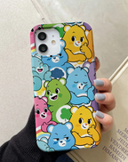 Colorful Teddy Premium Telefon Kılıfı