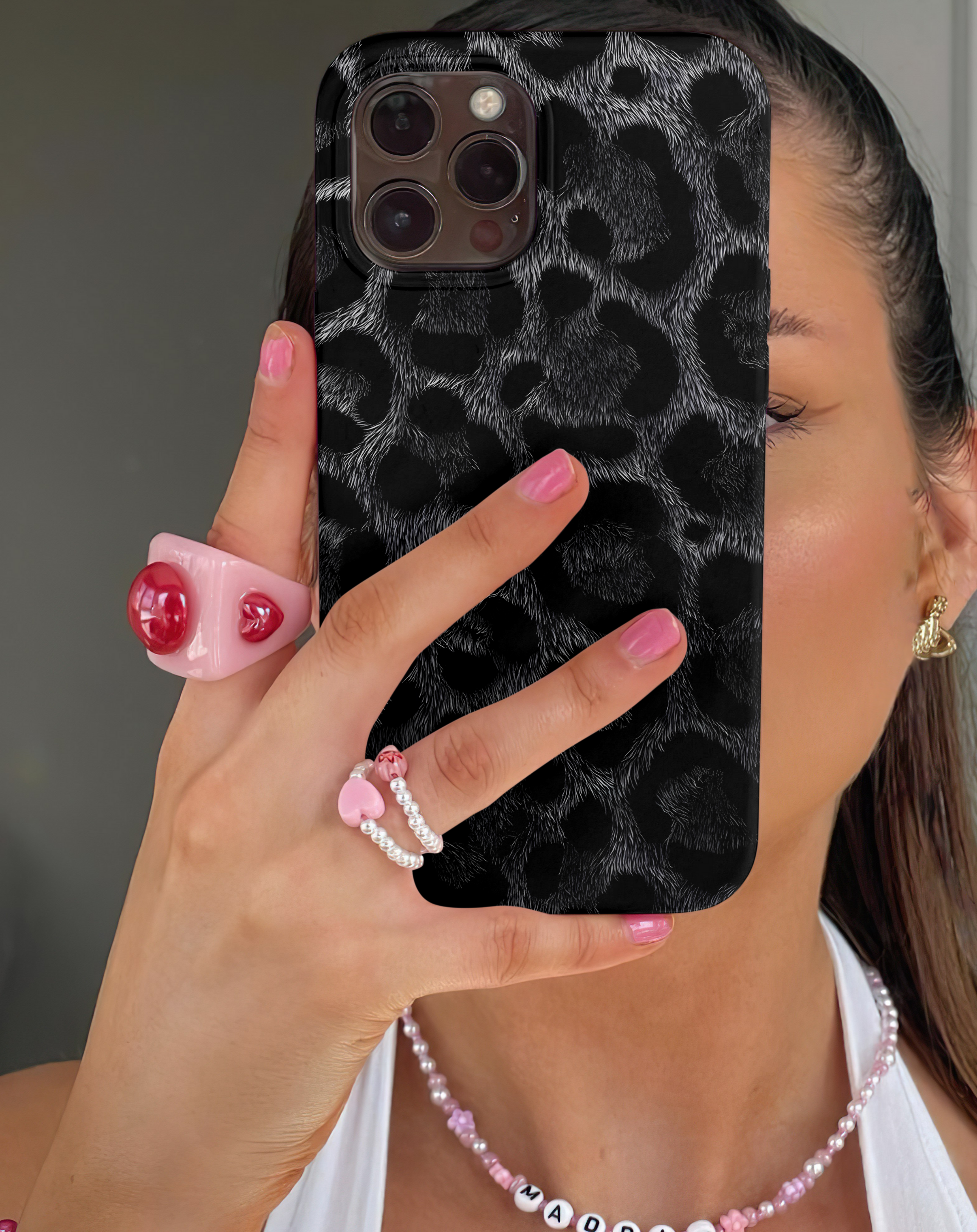 Black Leopard Premium Telefon Kılıfı