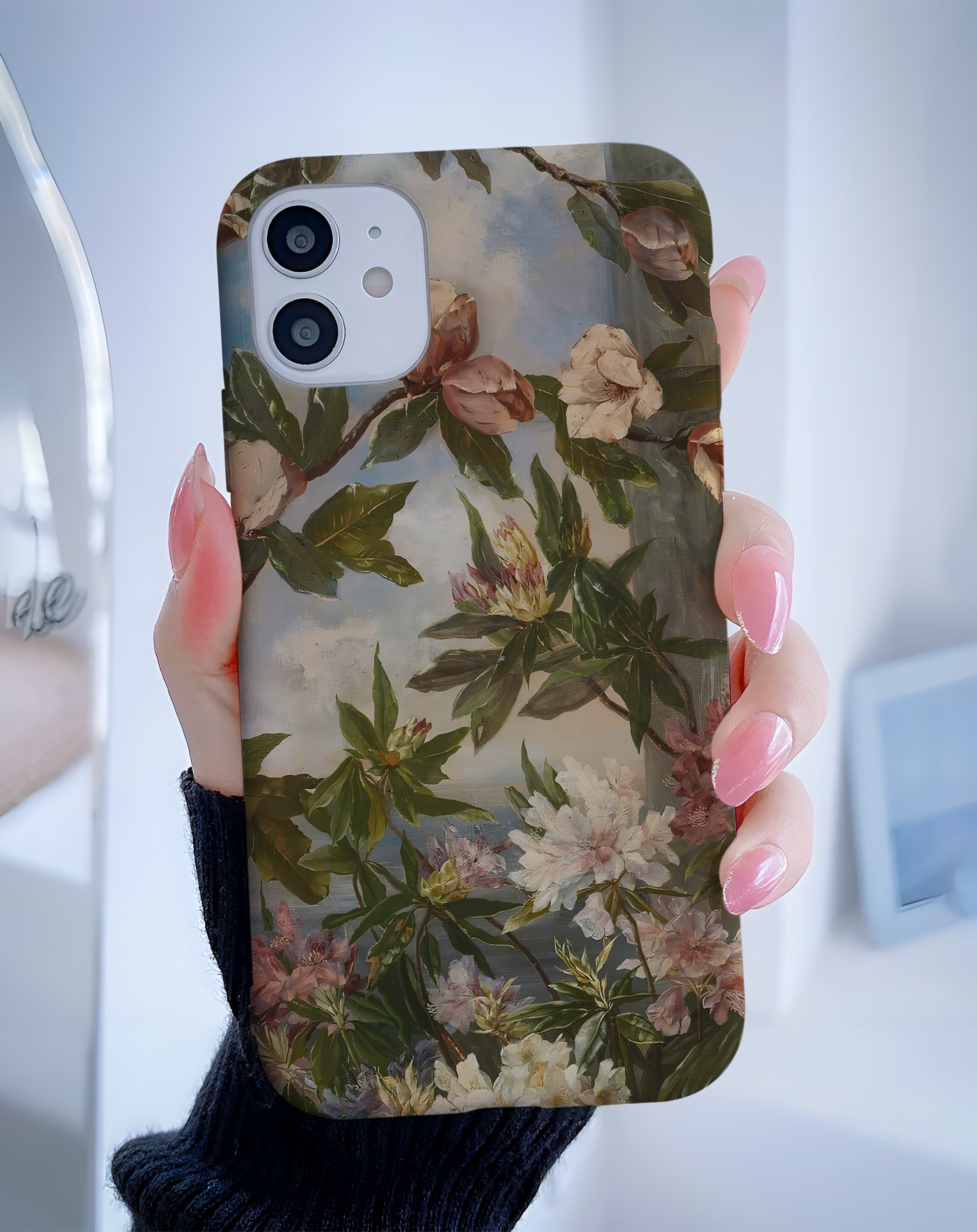Vintage Floral Art Premium Telefon Kılıfı