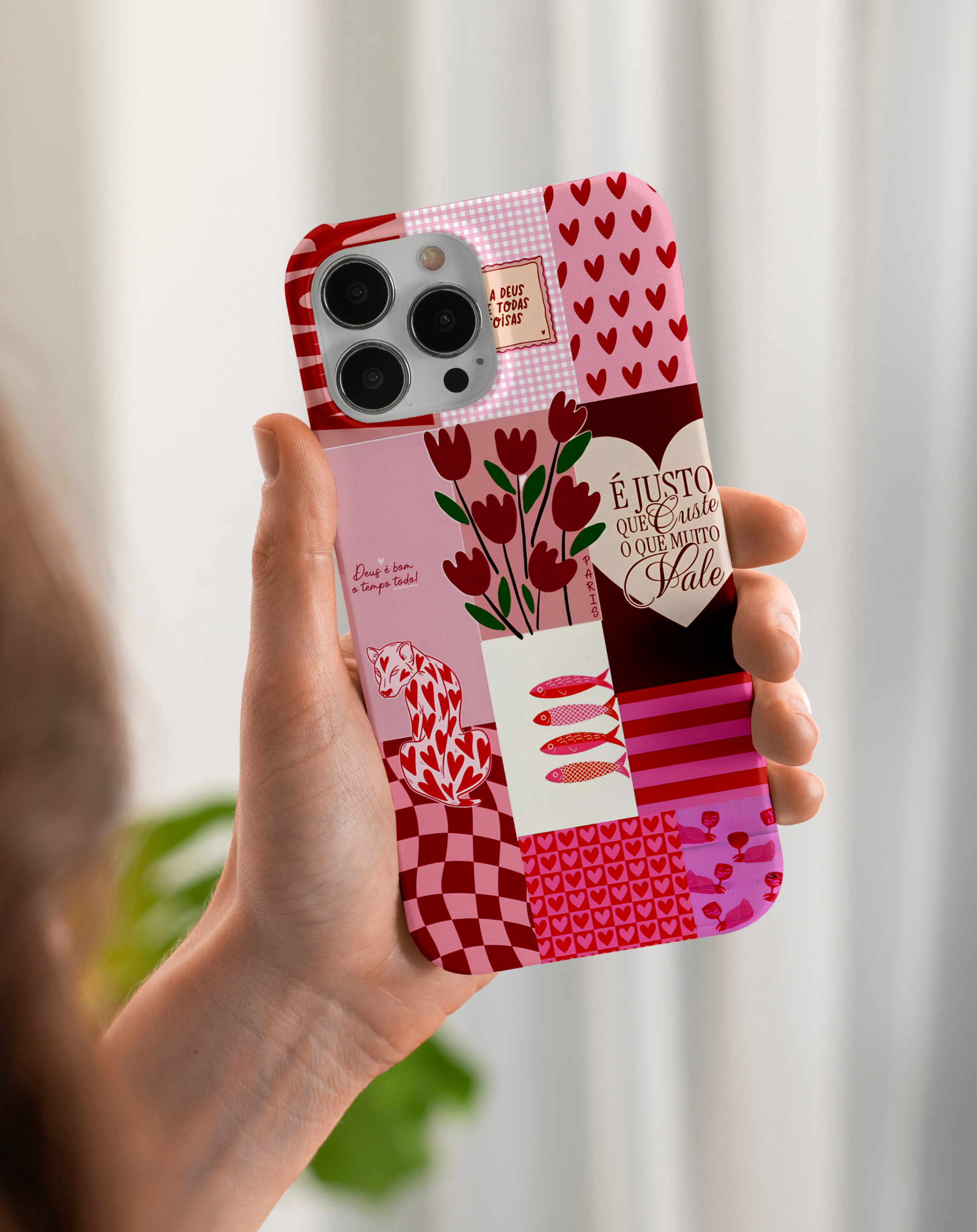 Heart Collage Premium Telefon Kılıfı