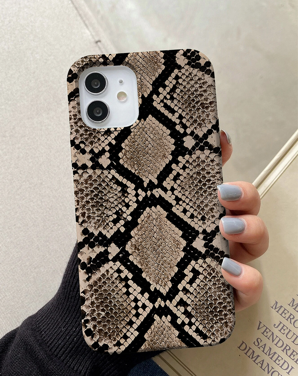 Yılan Derisi Premium Telefon Kılıfı