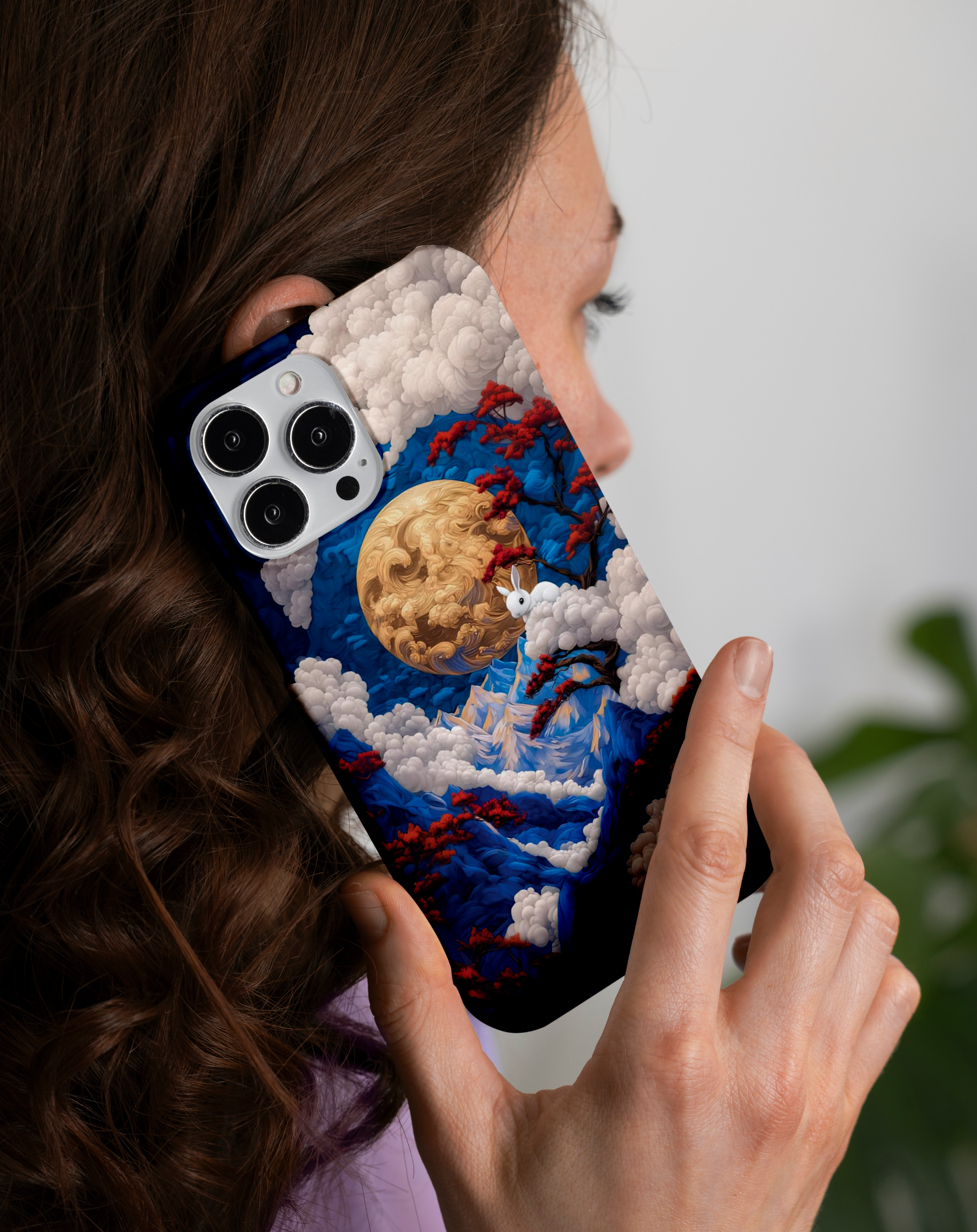 Ay Vadisi Sanatsal Premium Telefon Kılıfı