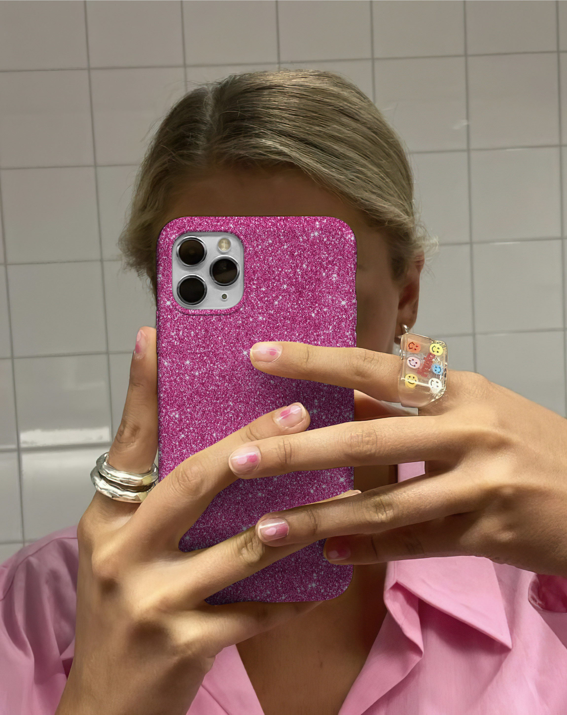 Gösterişli Parlak Premium Telefon Kılıfı