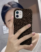 Minimal Leopar Premium Telefon Kılıfı
