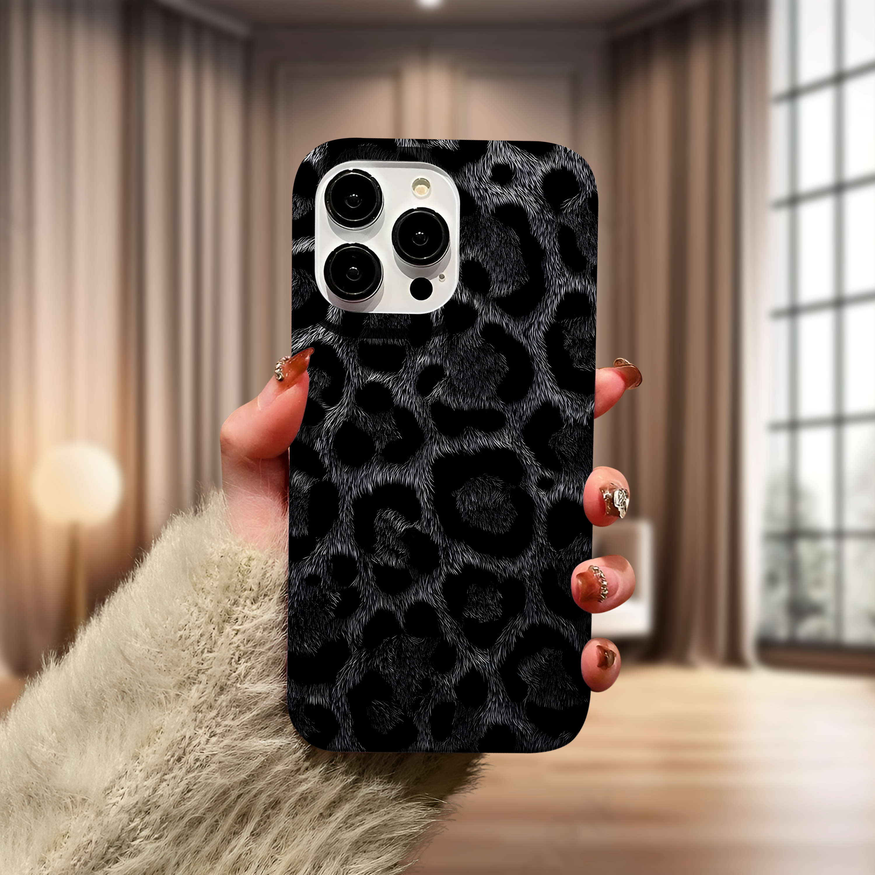 Black Leopard Premium Telefon Kılıfı