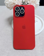 Apple Logo Kırmızı Premium Telefon Kılıfı