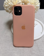 Apple Logo Toz Pembe Premium Telefon Kılıfı