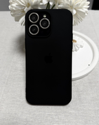 Apple Logo Siyah Premium Telefon Kılıfı