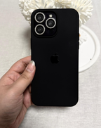 Apple Logo Siyah Premium Telefon Kılıfı