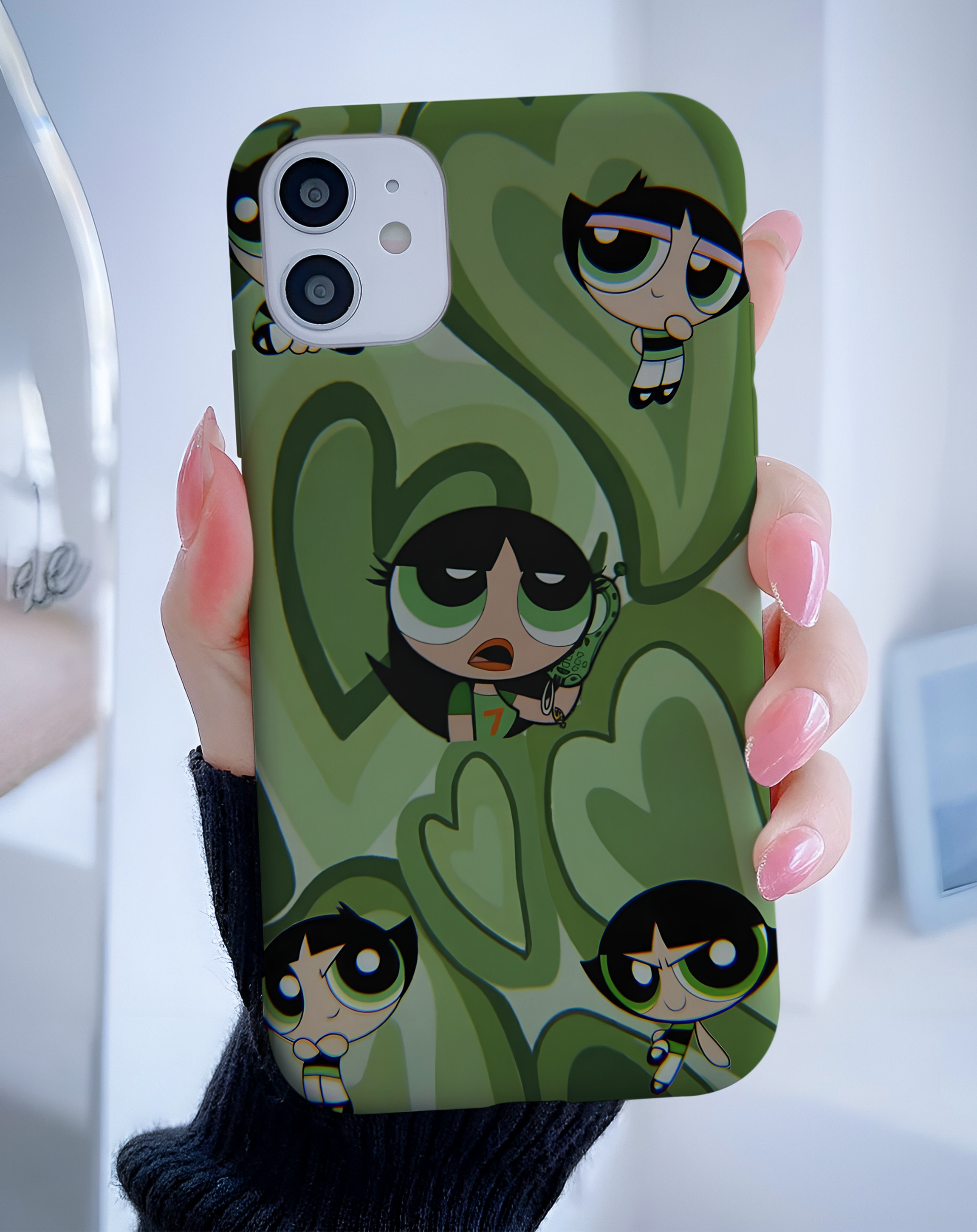 PowerPuff Desenli Premium Telefon Kılıfı