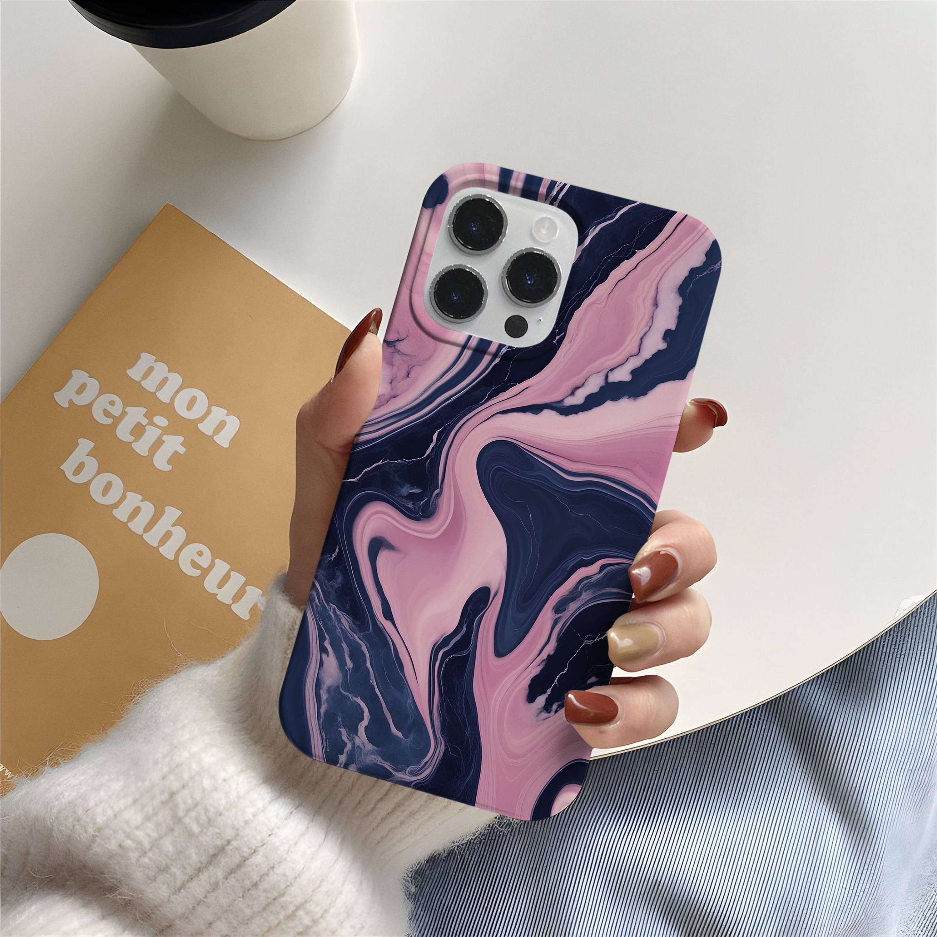 Renkli Abstract Premium Telefon Kılıfı
