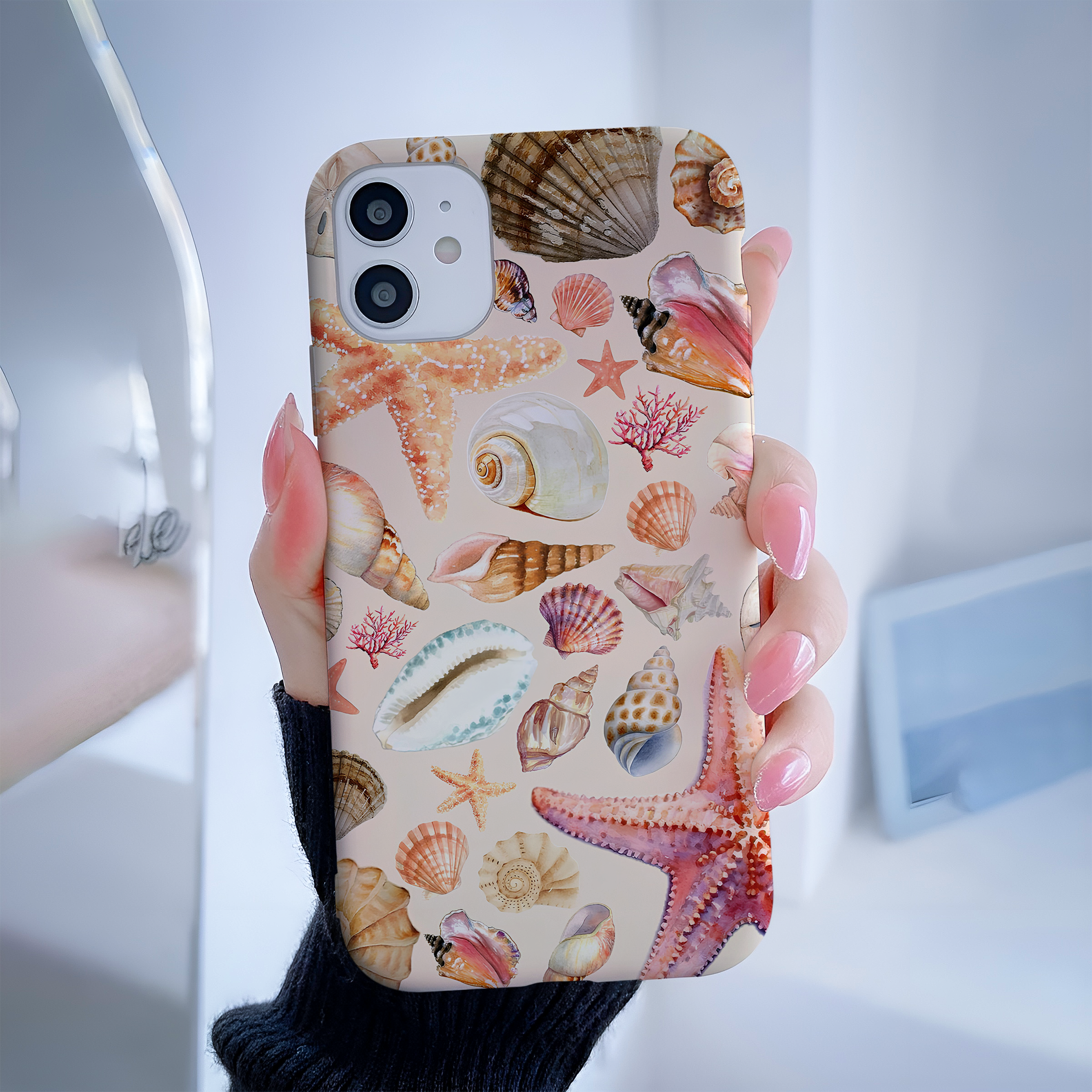 Deniz Kabuğu ve Yıldızı Premium Telefon Kılıfı