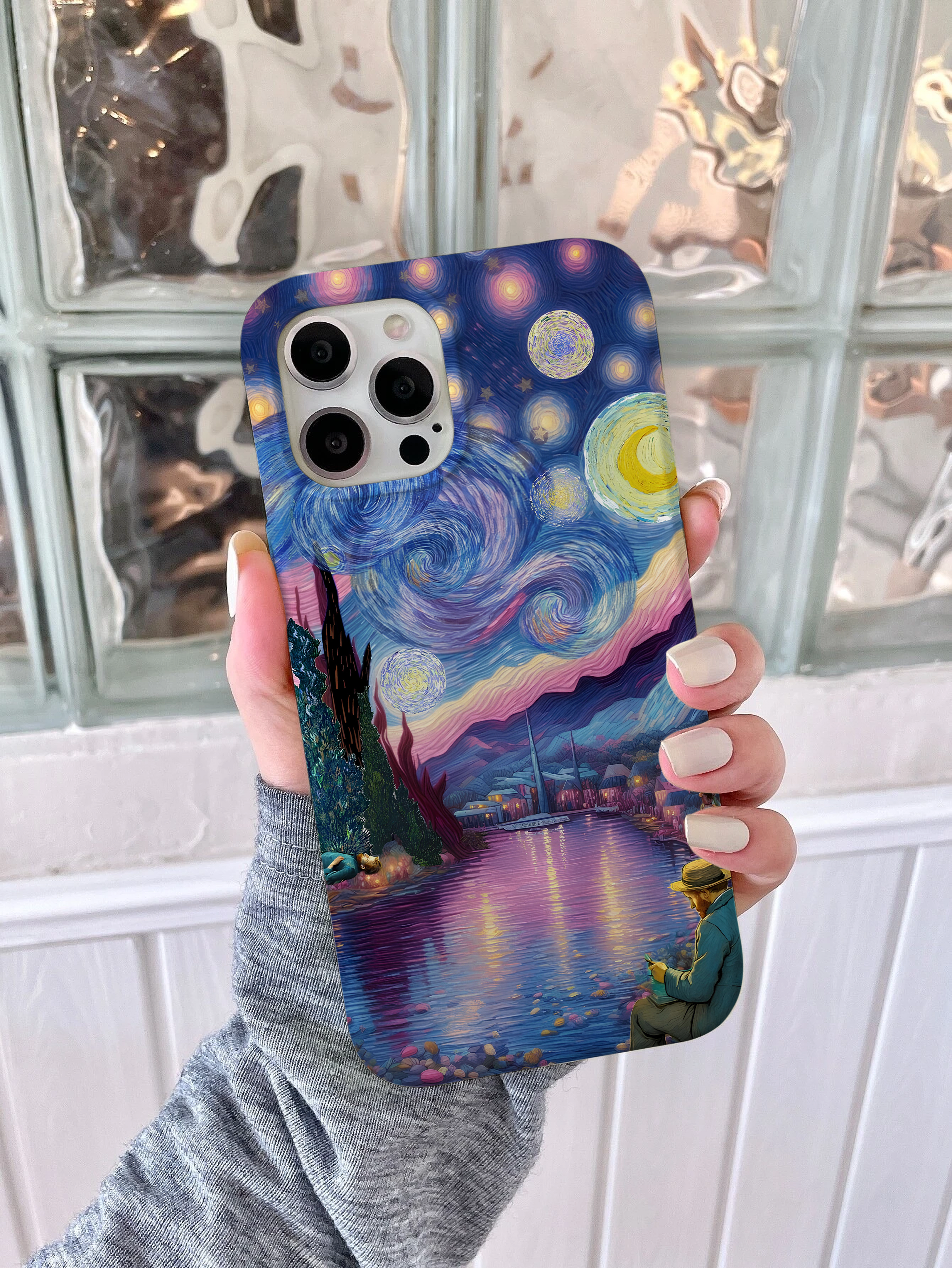Sanat Desenli  Premium Telefon Kılıfı