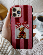 Bow Teddy Bear Premium Telefon Kılıfı