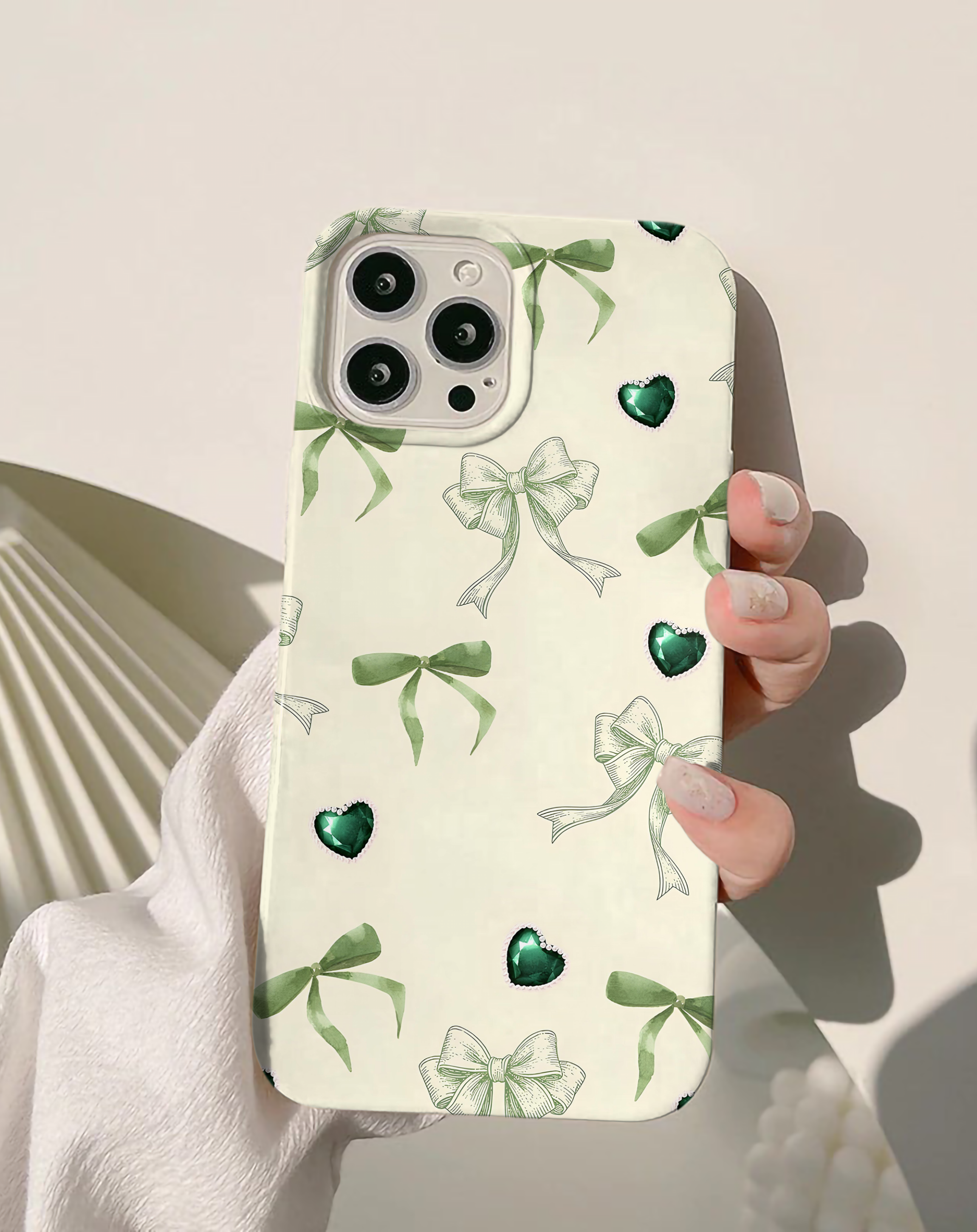 Green Coquette Bow Premium Telefon Kılıfı