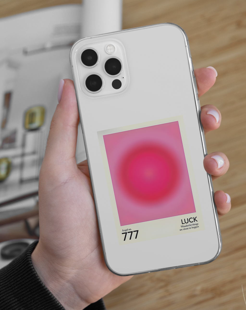 Manifest Kartı 777 Şeffaf Premium Telefon Kılıfı