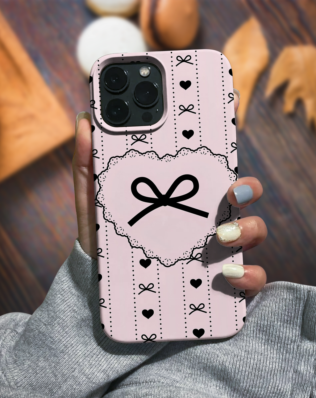 Bow Heart Premium Telefon Kılıfı