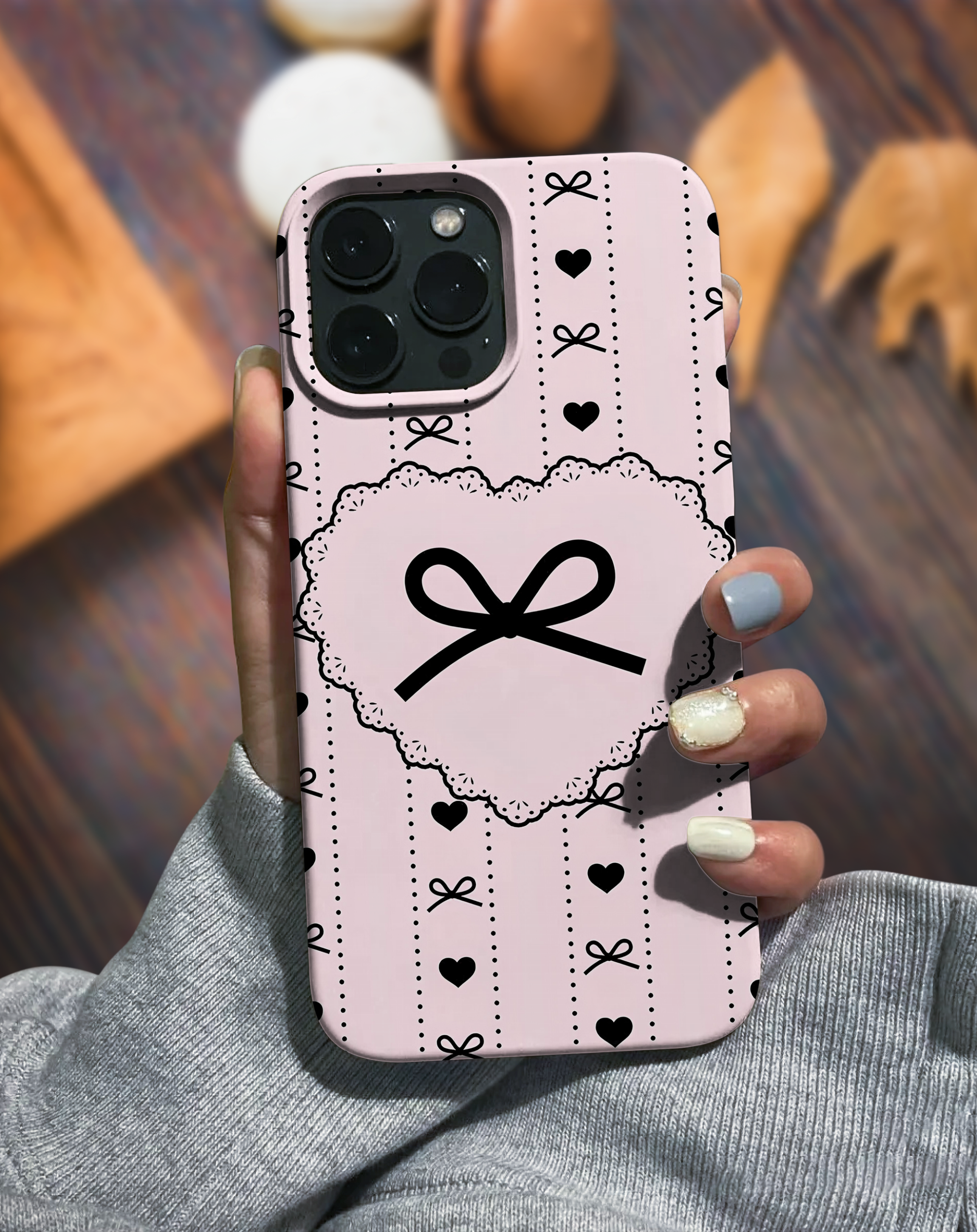 Bow Heart Premium Telefon Kılıfı