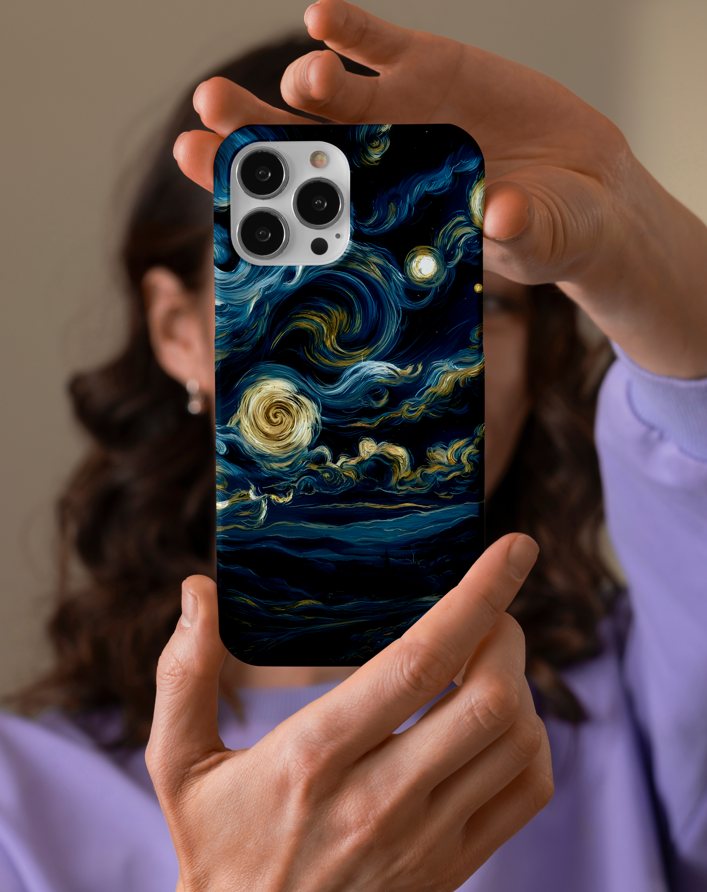 Van Gogh Starry Night Premium Telefon Kılıfı