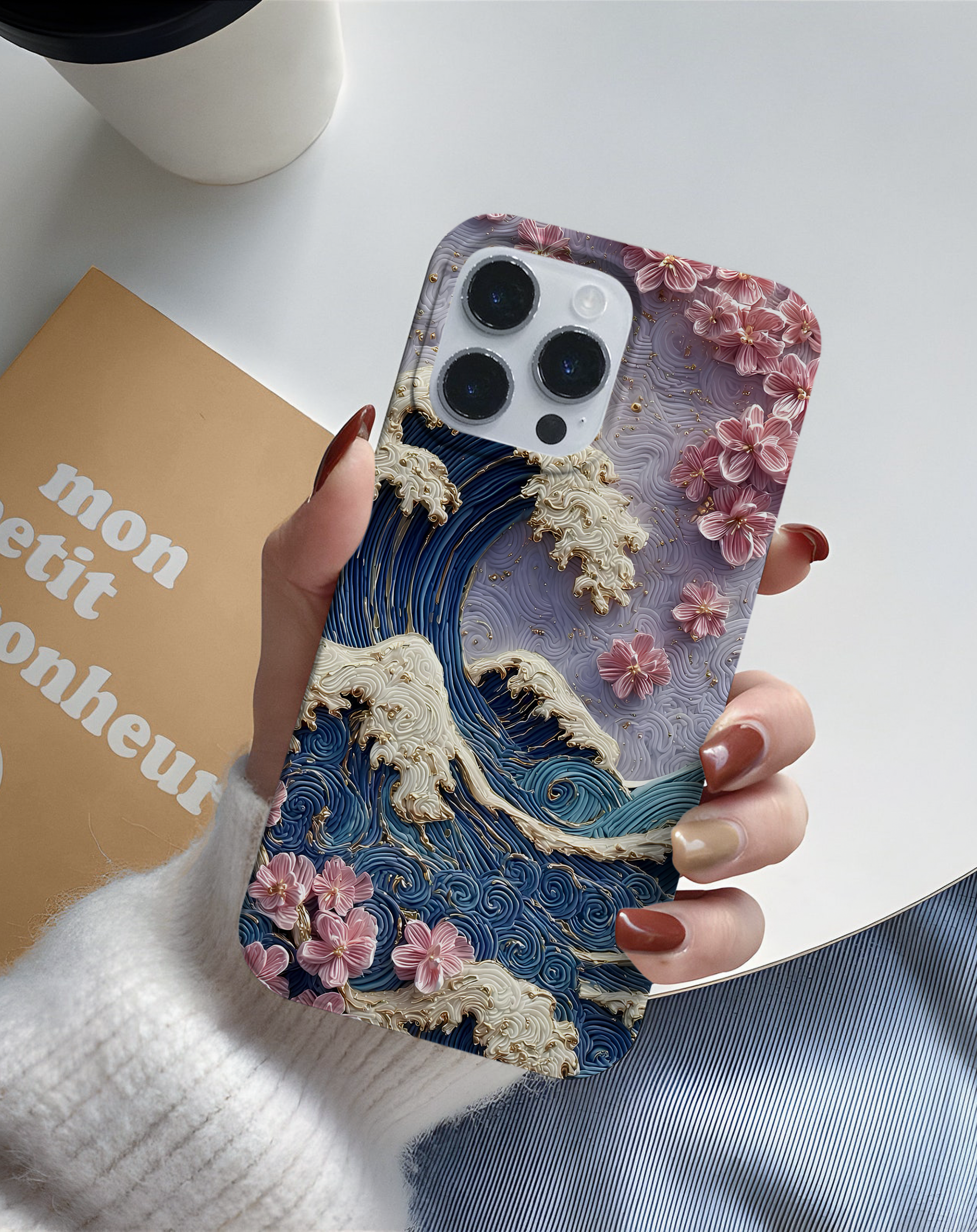 Sakura Wave Premium Telefon Kılıfı