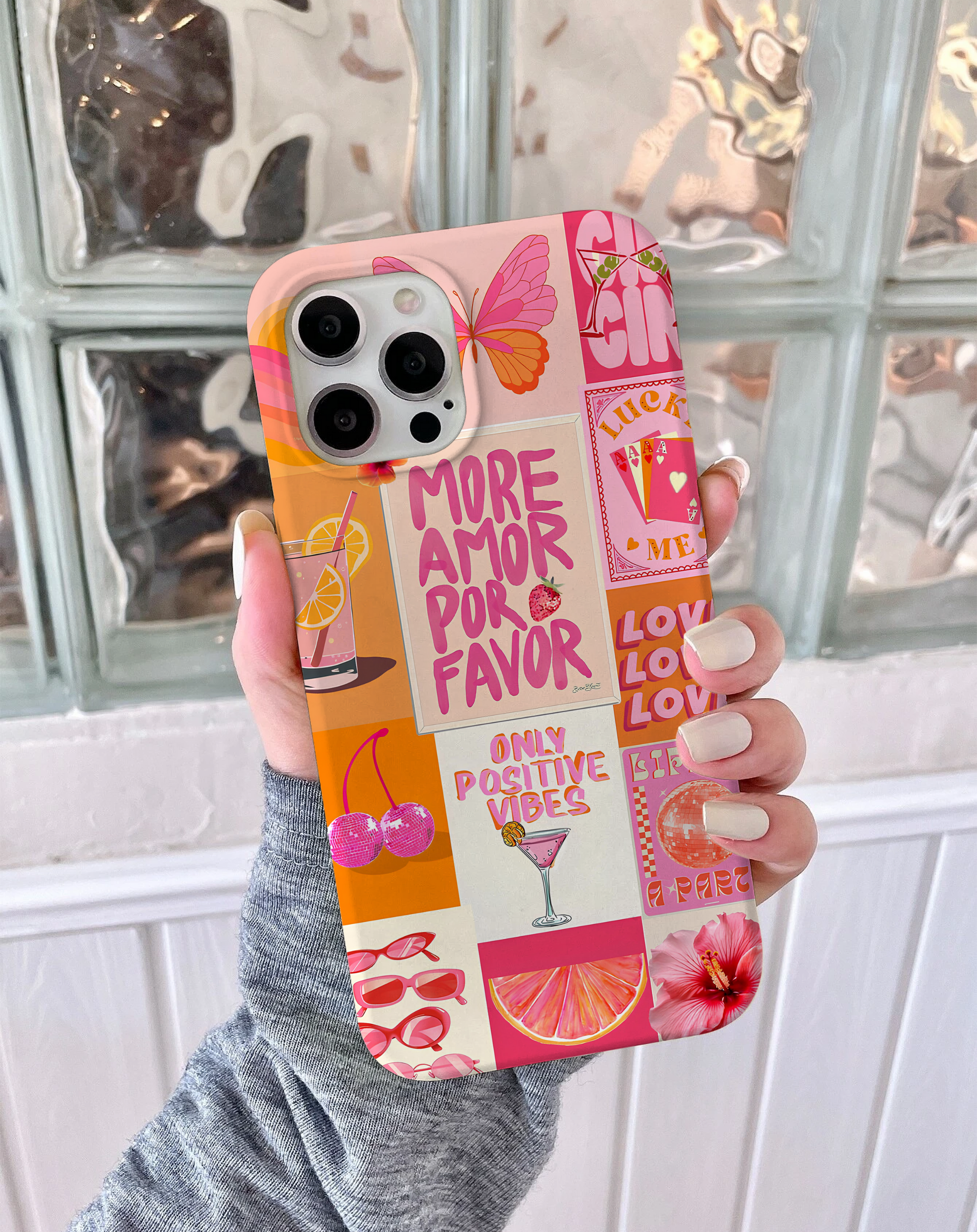 Love & Positive Vibes Premium Telefon Kılıfı